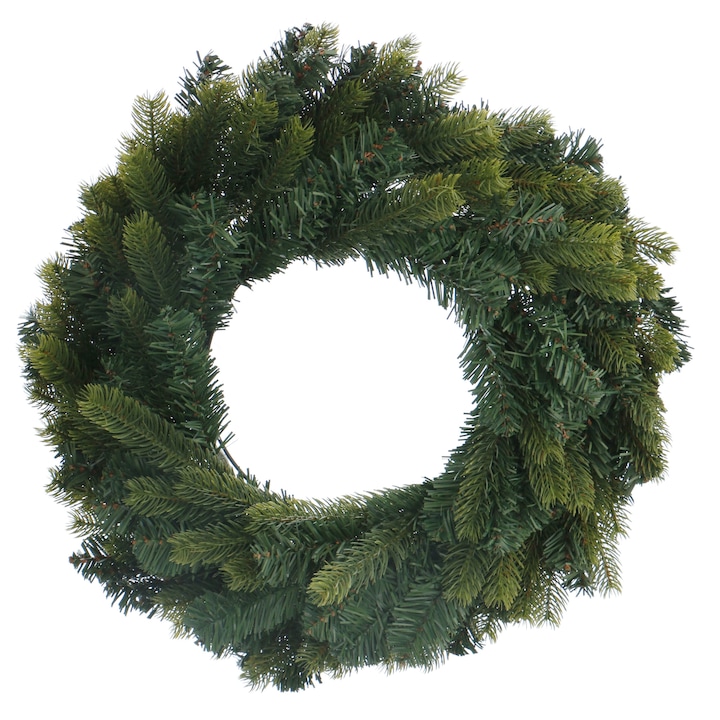 Kring karácsonyi koszorú, 60 cm, zöld