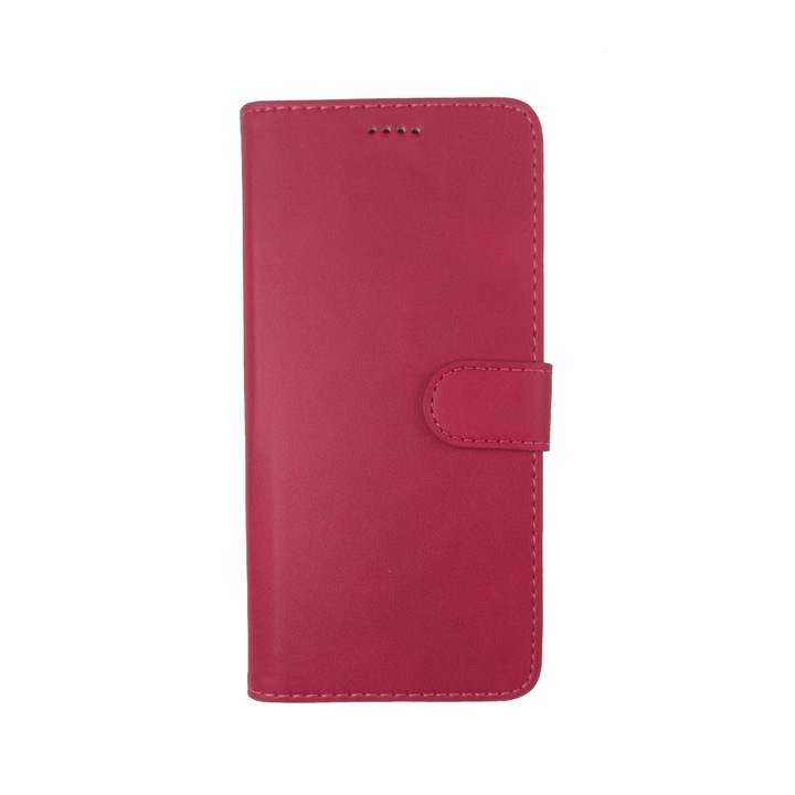 Husa compatibila cu Samsung A50 tip toc imitatie din piele, Roz