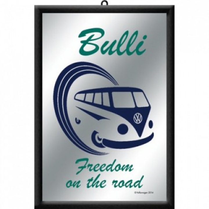 Tablou oglinda decor - Freedom on the road 20x30 cm