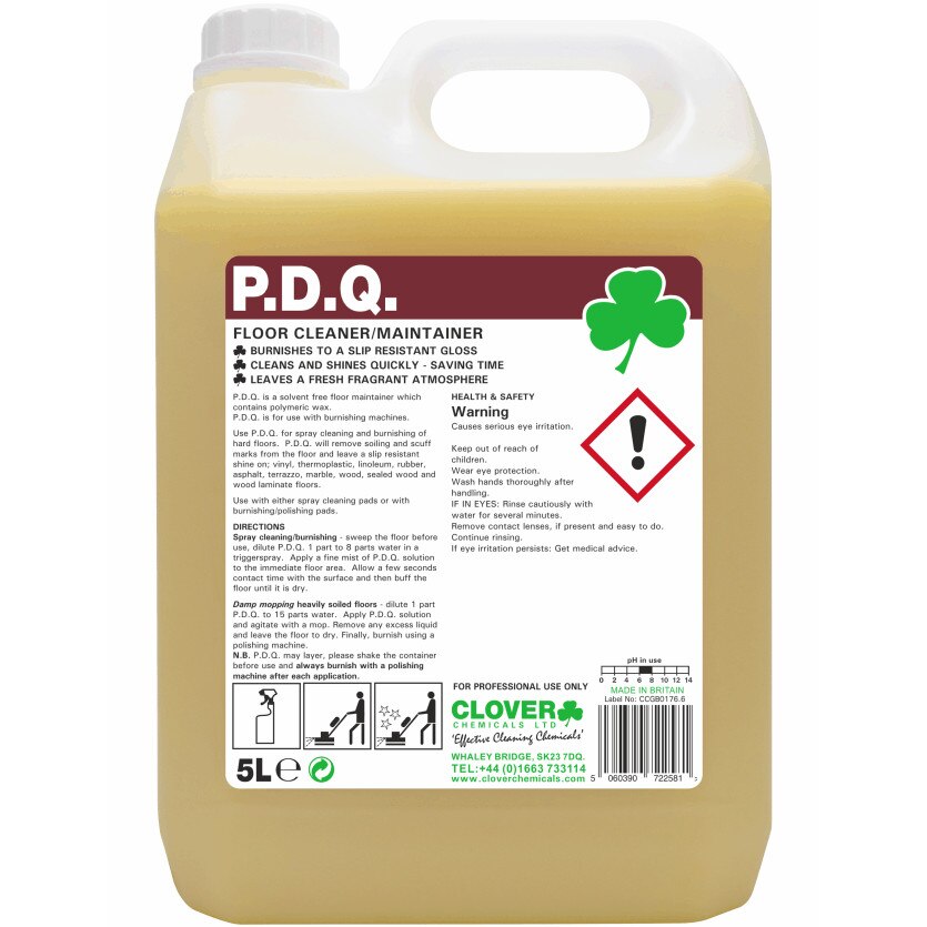 Solutie de intretinere pe baza de ceara, Clover, Pdq, 5 L