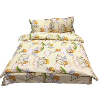 Lenjerie single patru piese din bumbac 100% by Liz Line - CS465 Lenjerie single patru piese din bumbac 100% by Liz Line - CS465