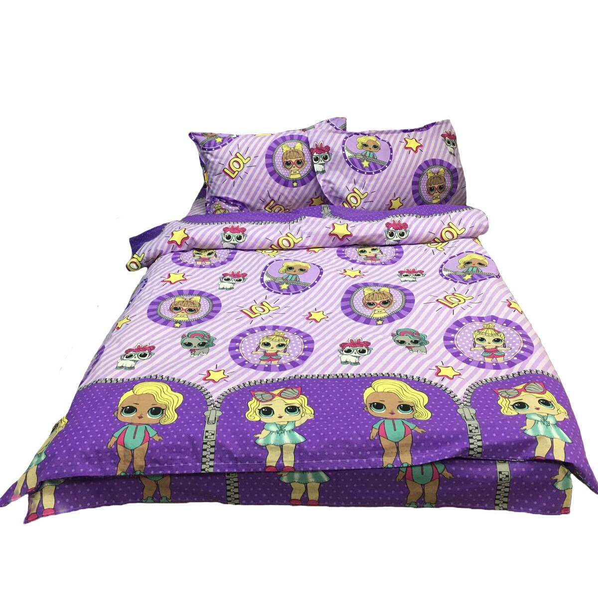 Lenjerie single patru piese din bumbac 100% by Liz Line - CS467