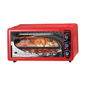 Cuptor electric Harlem® For You , Cu Termostat si Timer, Capacitate 40 Litri , Functie Turbo , Tava inclusa, Geam Termorezistent, Putere 1500W, Rosu Cuptor electric Harlem® For You , Cu Termostat si Timer, Capacitate 40 Litri , Functie Turbo , Tava inclusa, Geam Termorezistent, Putere 1500W, Rosu