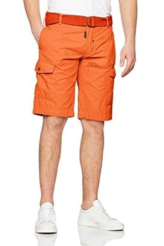 Pantaloni scurti, Geographical Norway ASSB305, Oranj mandarina