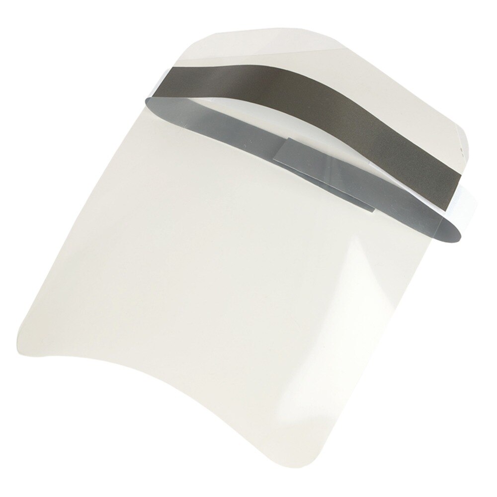 Set 10 - Viziera protectie fata PVC transparent, cu prindere reglabila