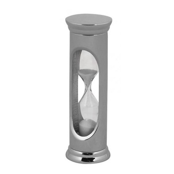 Clepsidra Sea Club din alama nichelata, 3 minute, H 9cm Clepsidra Sea Club din alama nichelata, 3 minute, H 9cm