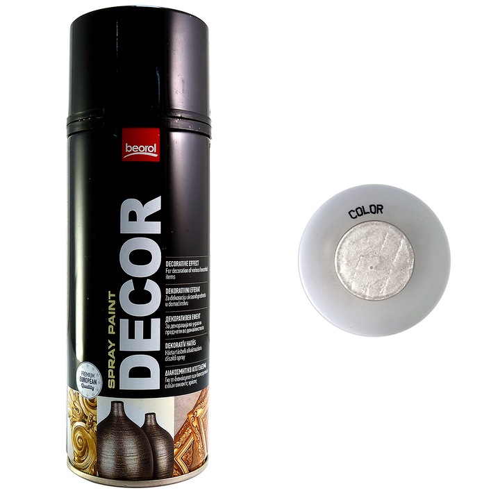 Akril festék spray Deco Copper – Ezüst/Silver 400 ml