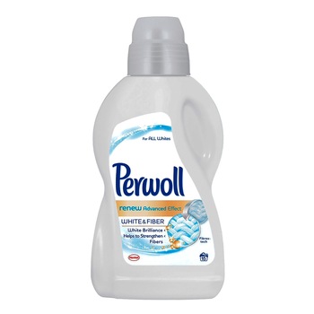 Detergent Lichid PERWOLL White & Fiber, 15 Spalari, 900 ml Detergent Lichid PERWOLL White & Fiber, 15 Spalari, 900 ml