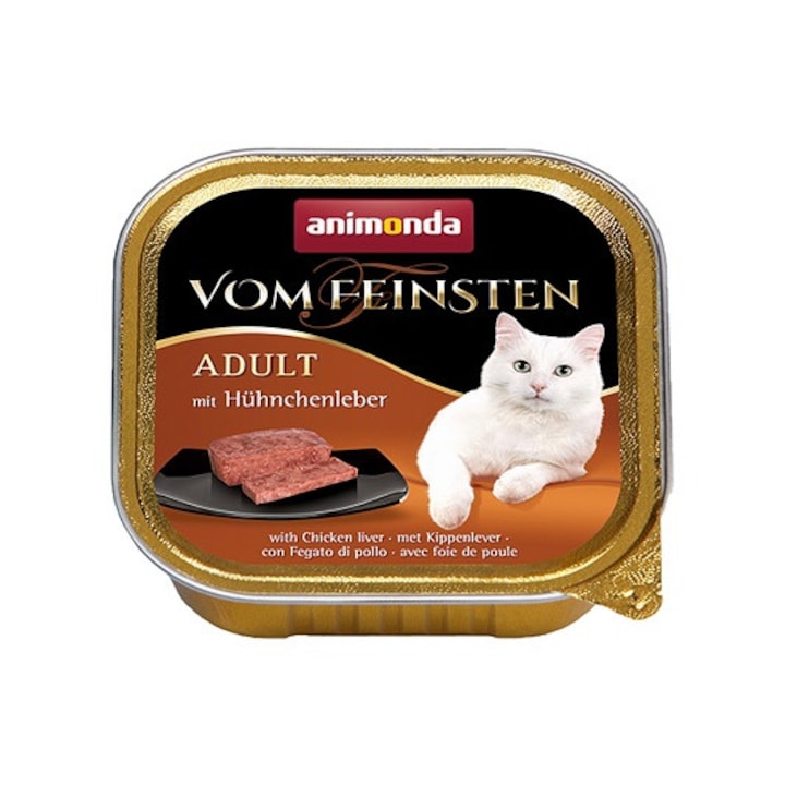 hrana umeda pentru pisici vom feinsten cat ficat cu pui 100 g imagen 30_1_
6