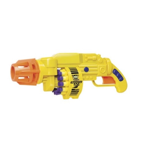 Blaster BuzzBee Toys Tommy 12 automat, galben