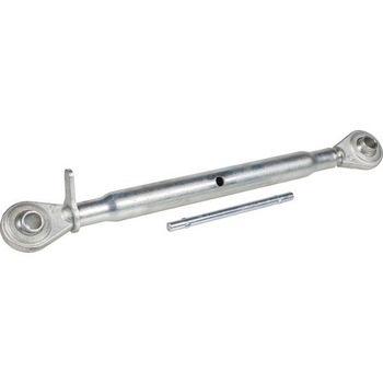 Tirant central categoria 0 pentru tractoare pana la 25cp, lungime de lucru intre 490mm si 620mm, diametru gauri de prindere 16mm Tirant central categoria 0 pentru tractoare pana la 25cp, lungime de lucru intre 490mm si 620mm, diametru gauri de prindere 16mm