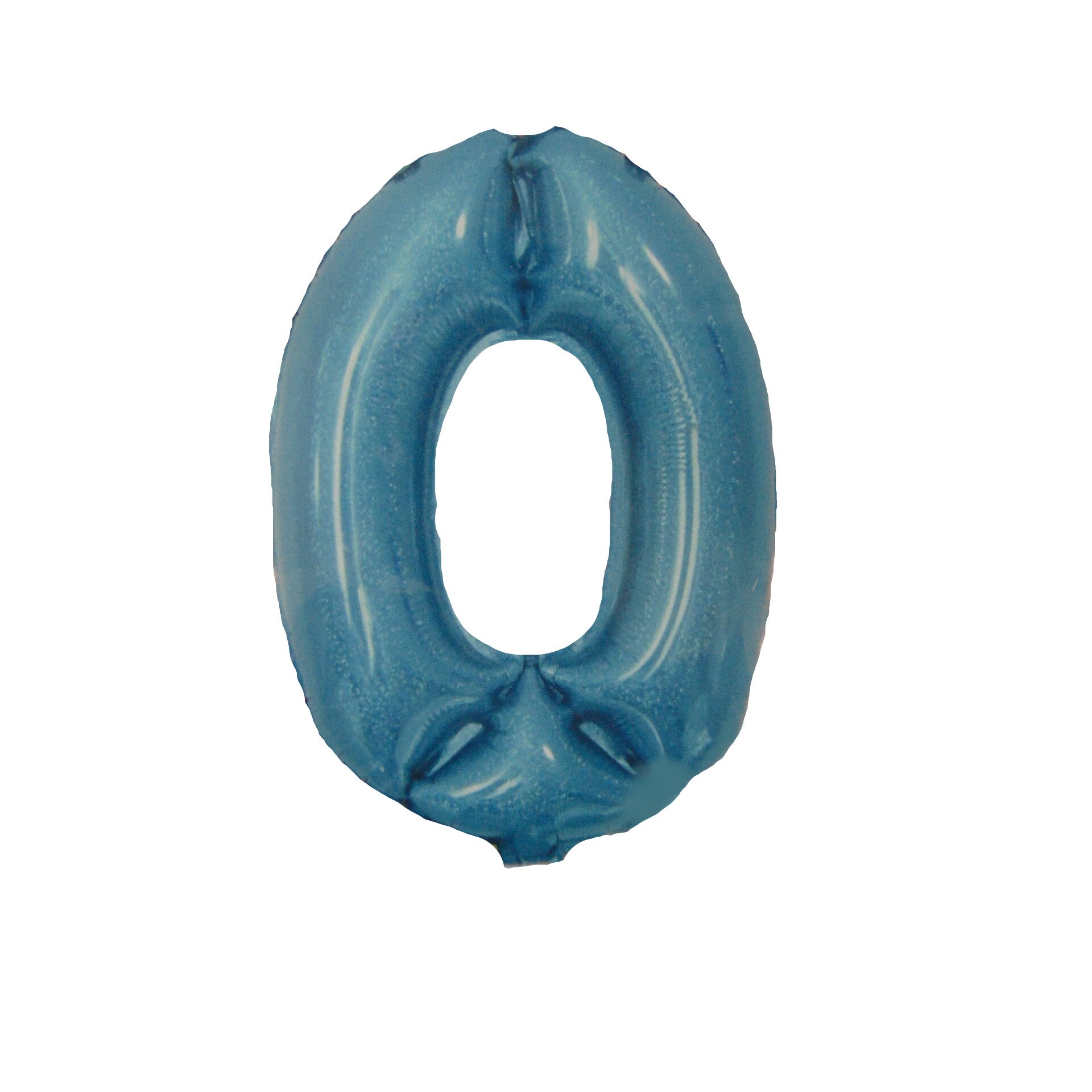 Balon folie cifra 0, albastru