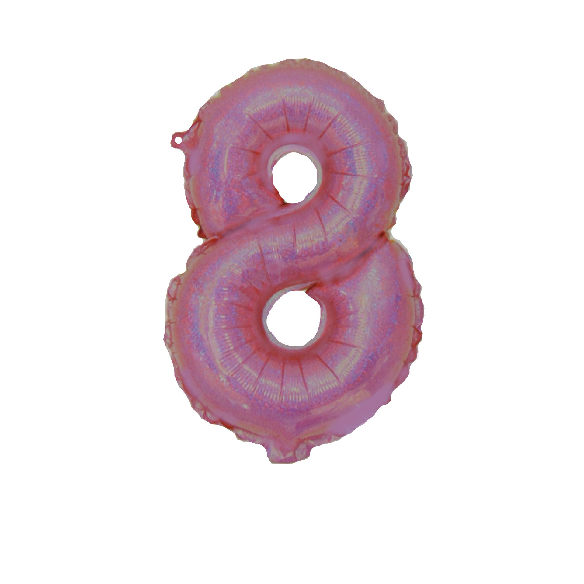 Balon folie cifra 8, roz,100cm