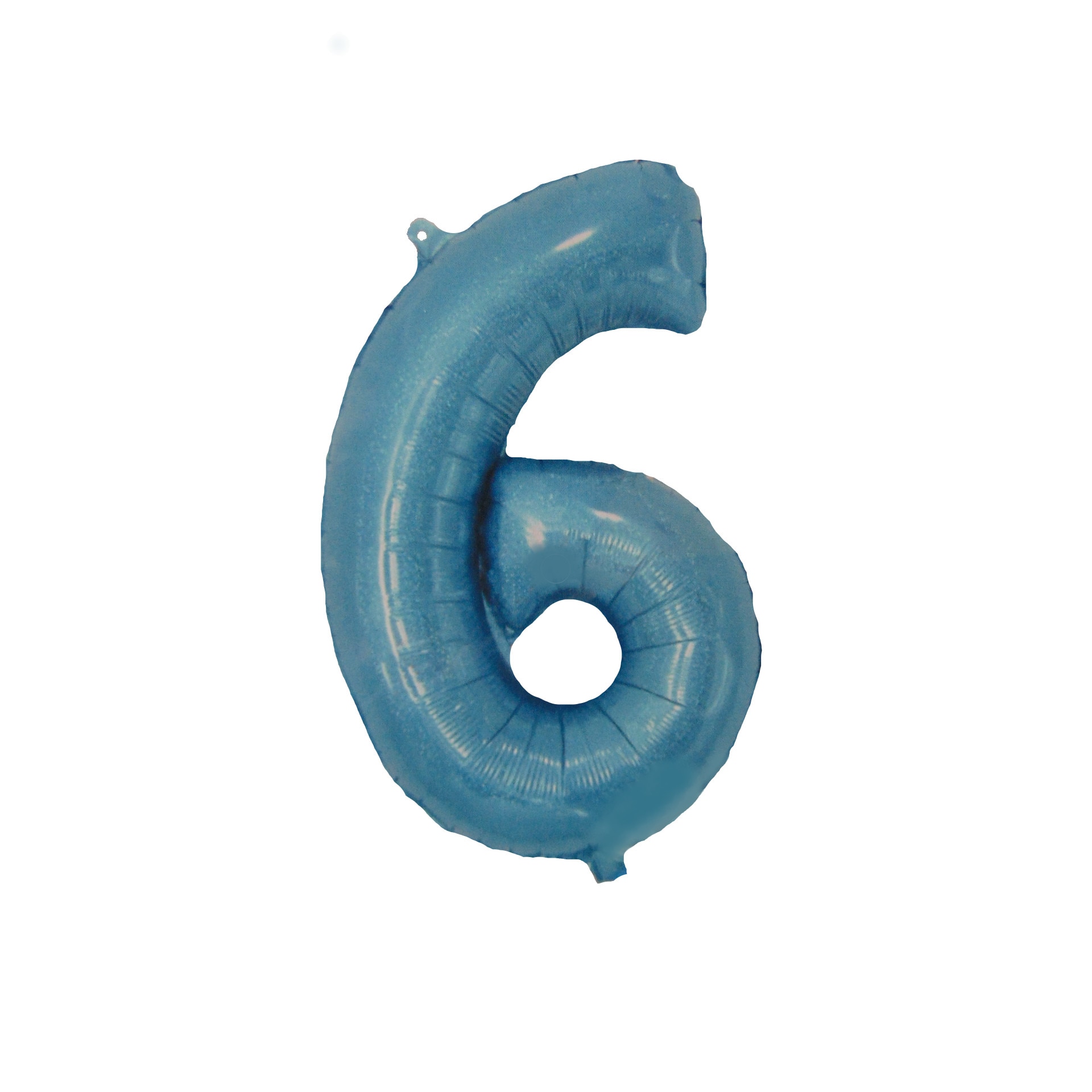 Balon folie cifra 6, albastru