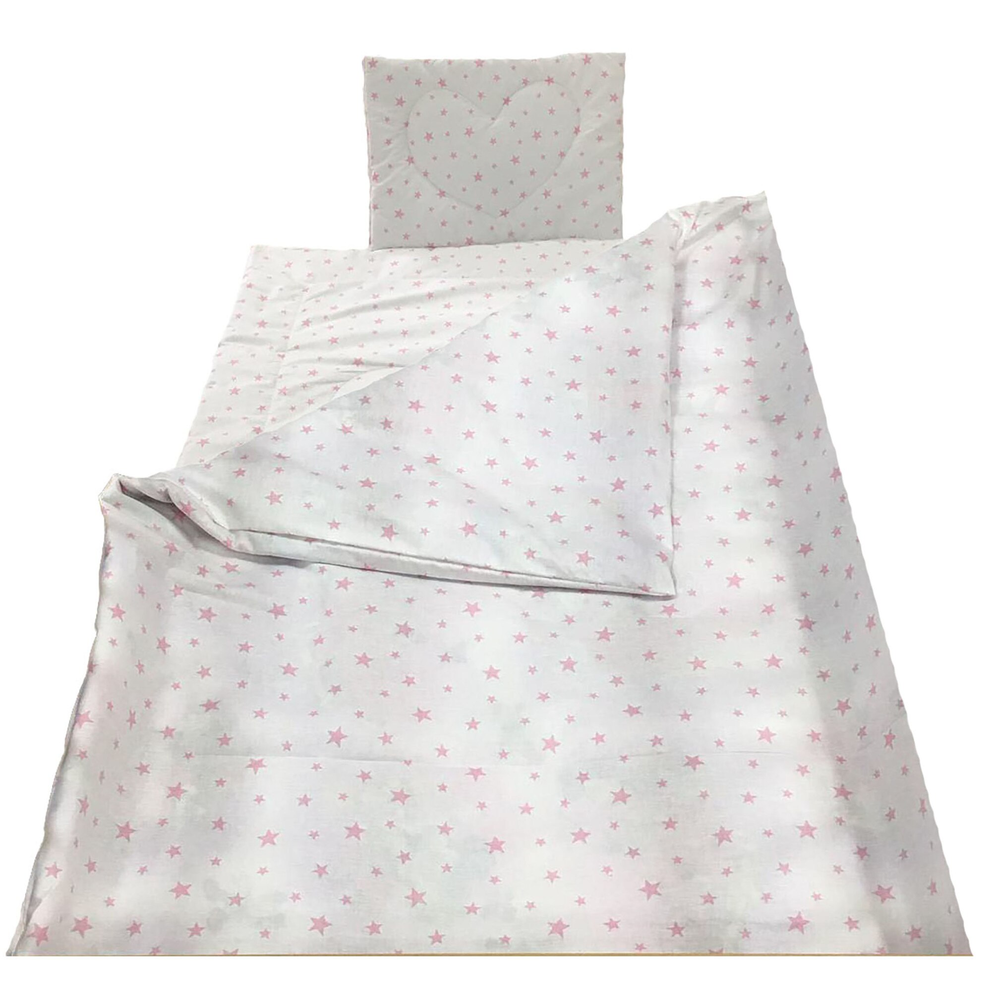 Lenjerie alba trei piese patut nou-nascuti, din ranforce, by Liz Line-Ranforce bebe11