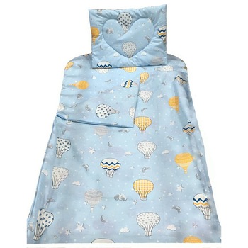 Lenjerie bleu trei piese patut nou-nascuti, din ranforce, by Liz Line-Ranforce bebe1 Lenjerie bleu trei piese patut nou-nascuti, din ranforce, by Liz Line-Ranforce bebe1