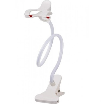 Suport Flexibil cu Brat si Clema Metalica pentru Telefon, Tableta Compatibil Universal Calitate Premium 50 cm, Alb, Original Deals Suport Flexibil cu Brat si Clema Metalica pentru Telefon, Tableta Compatibil Universal Calitate Premium 50 cm, Alb, Original Deals