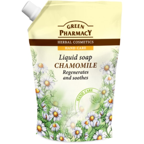 Rezerva sapun lichid cu musetel Green Pharmacy 465 ml