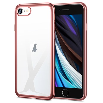 Carcasa ESR iPhone SE 2020 / 8 / 7 Essential Crown slim cover, Rose Gold Carcasa ESR iPhone SE 2020 / 8 / 7 Essential Crown slim cover, Rose Gold