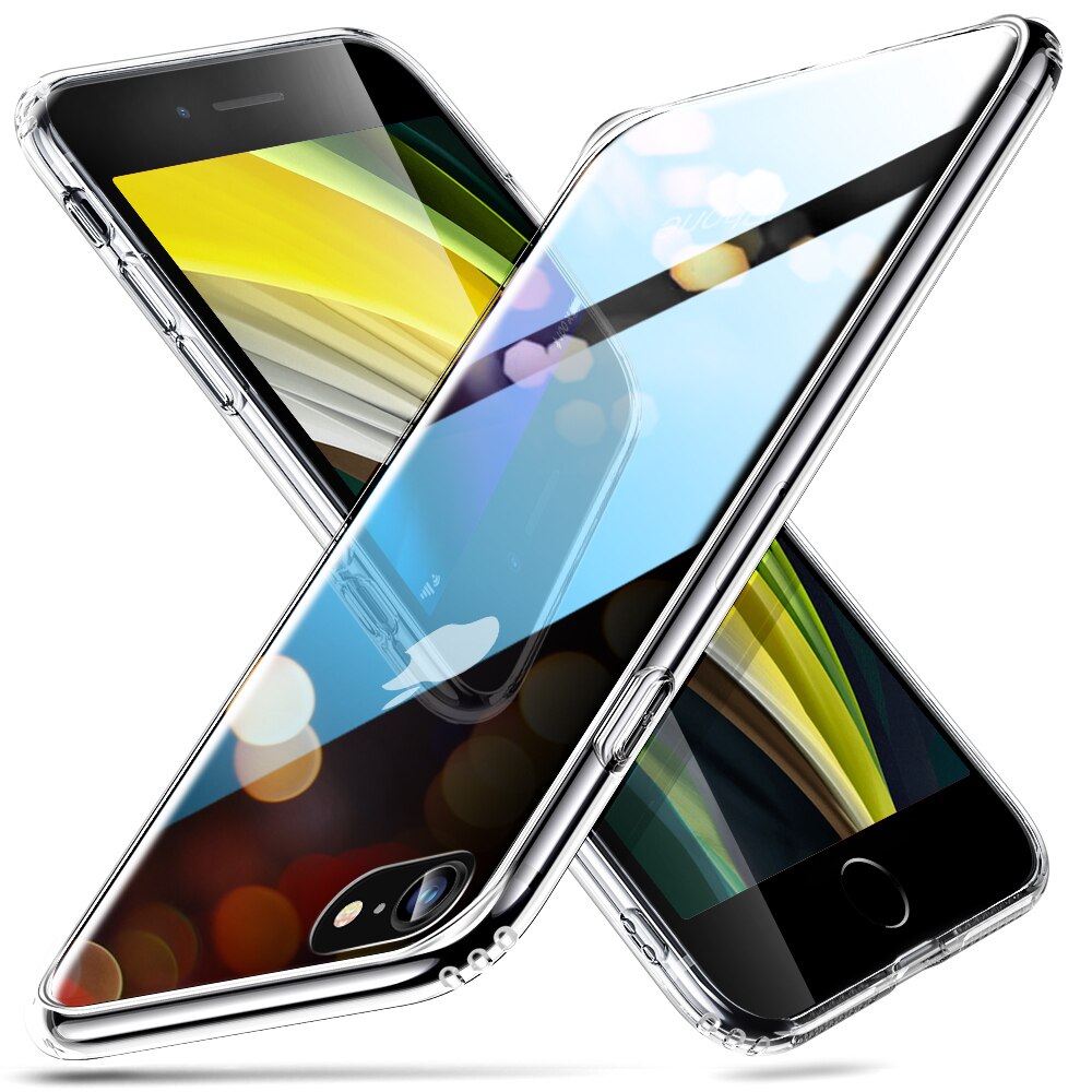 Carcasa ESR iPhone SE 2020 / 8 / 7 Mimic-Ice Shield Tempered Glass Case, Clear