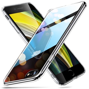 Carcasa ESR iPhone SE 2020 / 8 / 7 Mimic-Ice Shield Tempered Glass Case, Clear