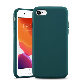 Carcasa ESR iPhone SE 2020 / 8 / 7 Yippee Color Soft Silicone Case, Pine Green Carcasa ESR iPhone SE 2020 / 8 / 7 Yippee Color Soft Silicone Case, Pine Green