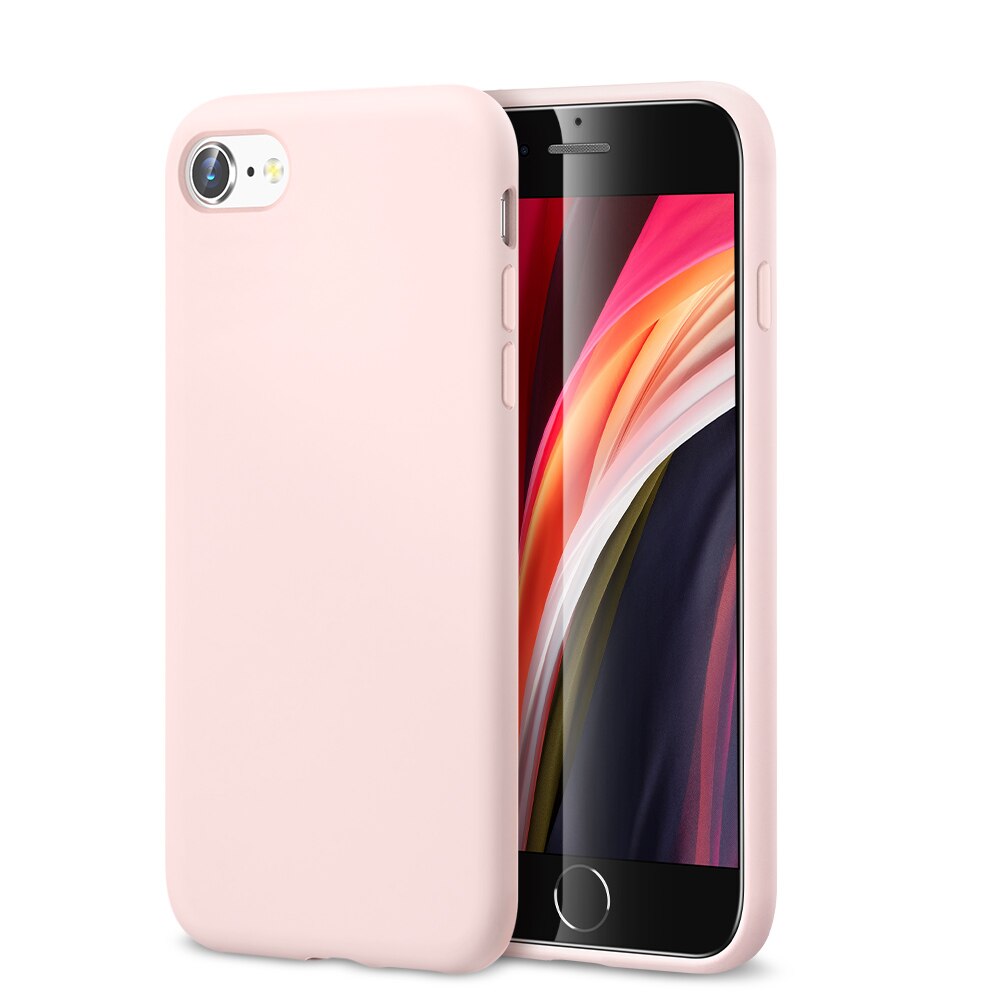 Carcasa ESR iPhone SE 2020 / 8 / 7 Yippee Color Soft Silicone Case, Pink