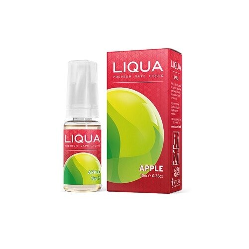 Pachet: 4 x Lichid pentru Tigara Electronica Liqua Elements, 10ml, Apple, 6 mg/ml.