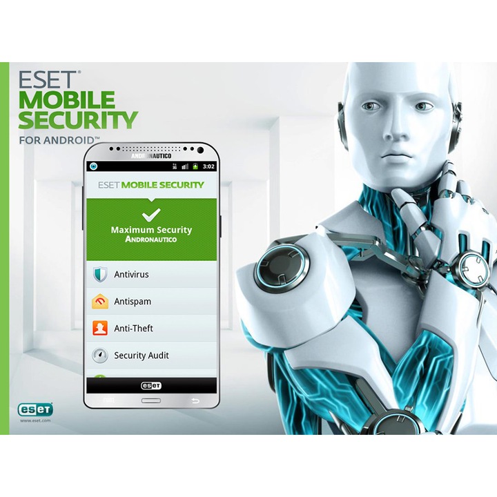 Antivirus ESET Mobile Security pentru Android 1 an, 1 dispozitiv - eMAG.ro