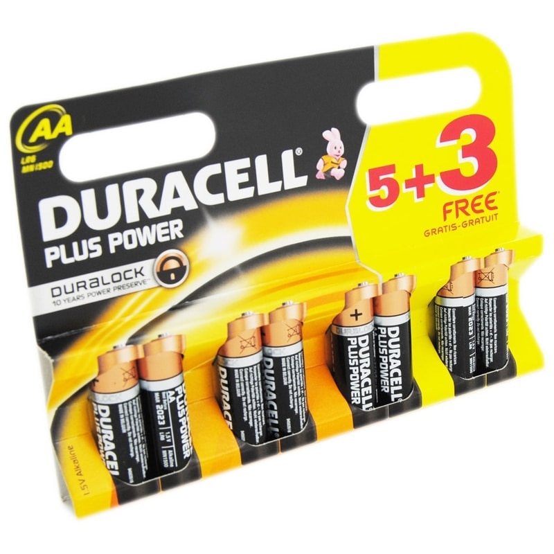 Set Baterii Aa Duracell Dcel500039401813 5 3 Bucati Duralock Plus