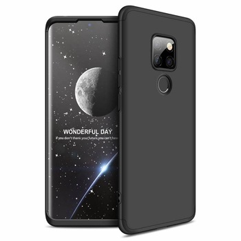 Husa Huawei Mate 30 Lite, Protectie Full 360 - Fata, Spate si Laterale, GKK, Negru Husa Huawei Mate 30 Lite, Protectie Full 360 - Fata, Spate si Laterale, GKK, Negru