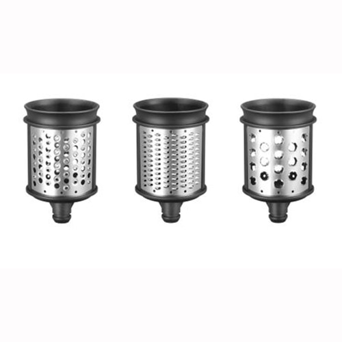 Set 3 cilindri KitchenAid pentru feliat si maruntit legume