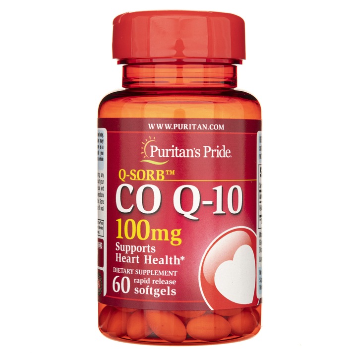 Suplimente nutritive Puritan's Pride CO Q10 QSorb 100 mg, 60 capsule