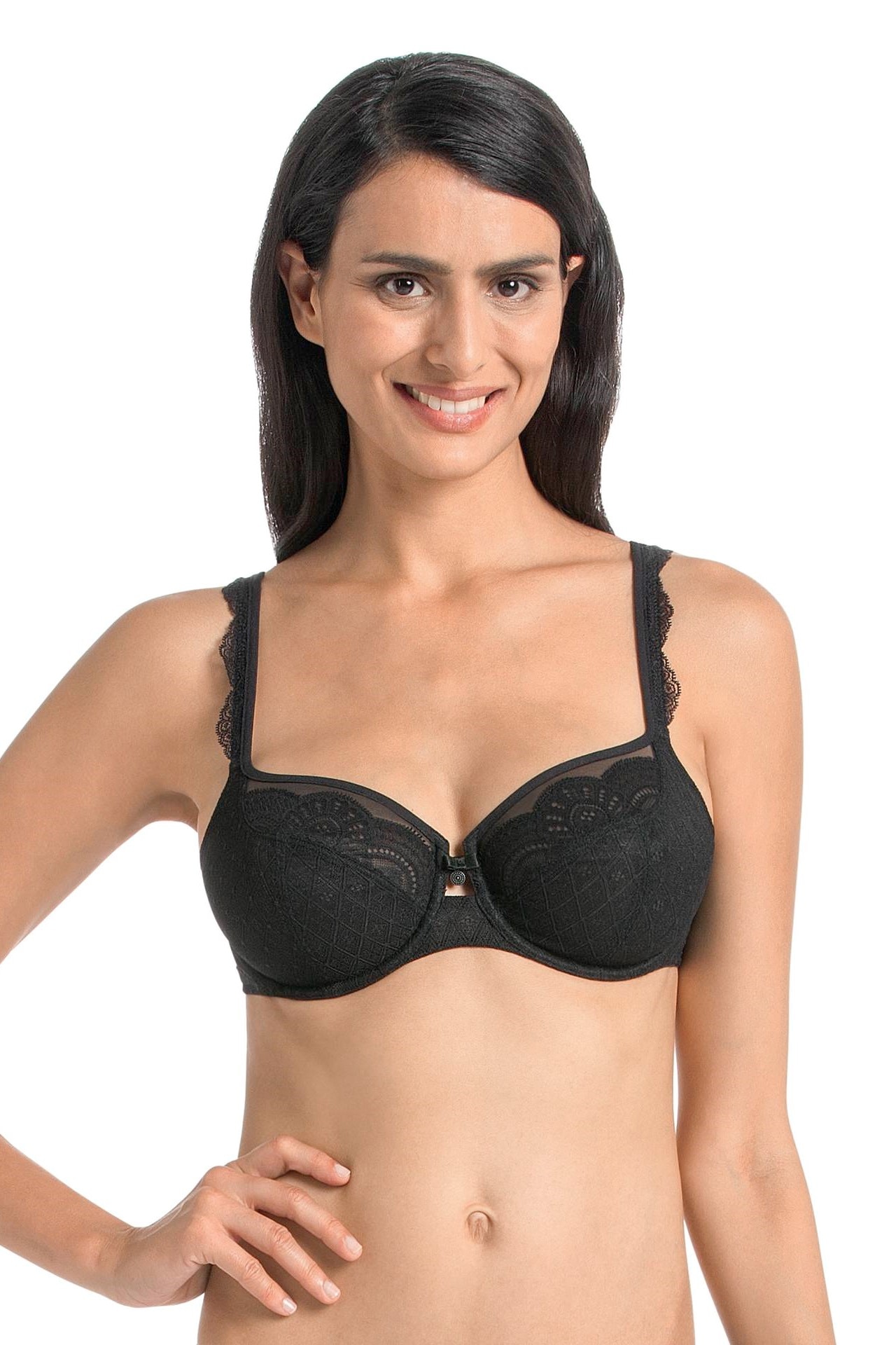 Sutien cu armatura Anita Selma, Negru