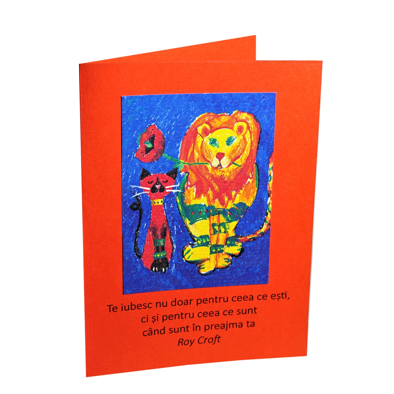 Felicitare de dragoste, handmade, Regalo - Valentine's Day, 15 cm