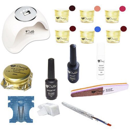 Kit Unghii Gel Daymond Nails Nr. 02