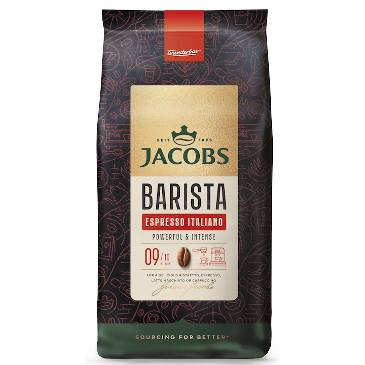 Cafea boabe, Jacobs Barista Espresso Italiano, 1 kg