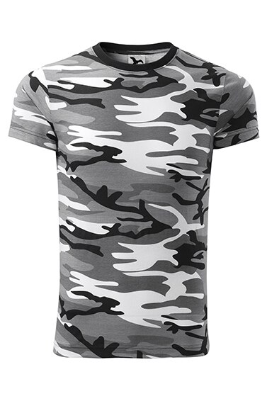 Tricou pentru barbati CAMOUFLAGE, culoare gri camuflaj, marime M