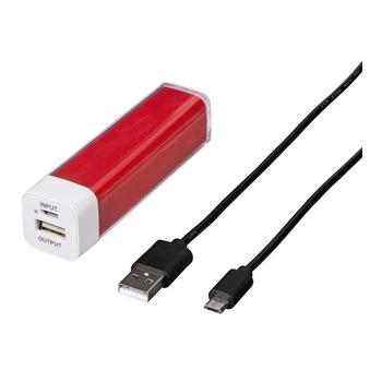 Baterie externa Hama 136188, 2600mAh, Rosu Baterie externa Hama 136188, 2600mAh, Rosu