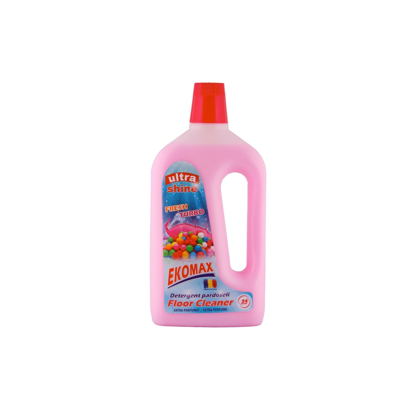 Detergent concentrat pentru pardoseli EKOMAX Fresh Turbo 24H, 1L