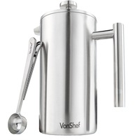 cafetiera cu presa franceza 3 cesti vonshef 1000113 capacitate 350ml din otel inoxidabil cu lingura de masurare imagen 13_0_
0