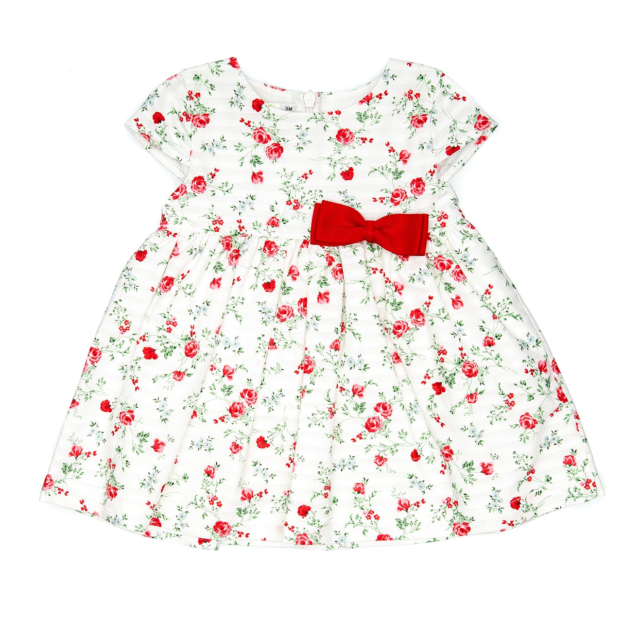 Rochie fete Babybol 10126 alb 3 ani