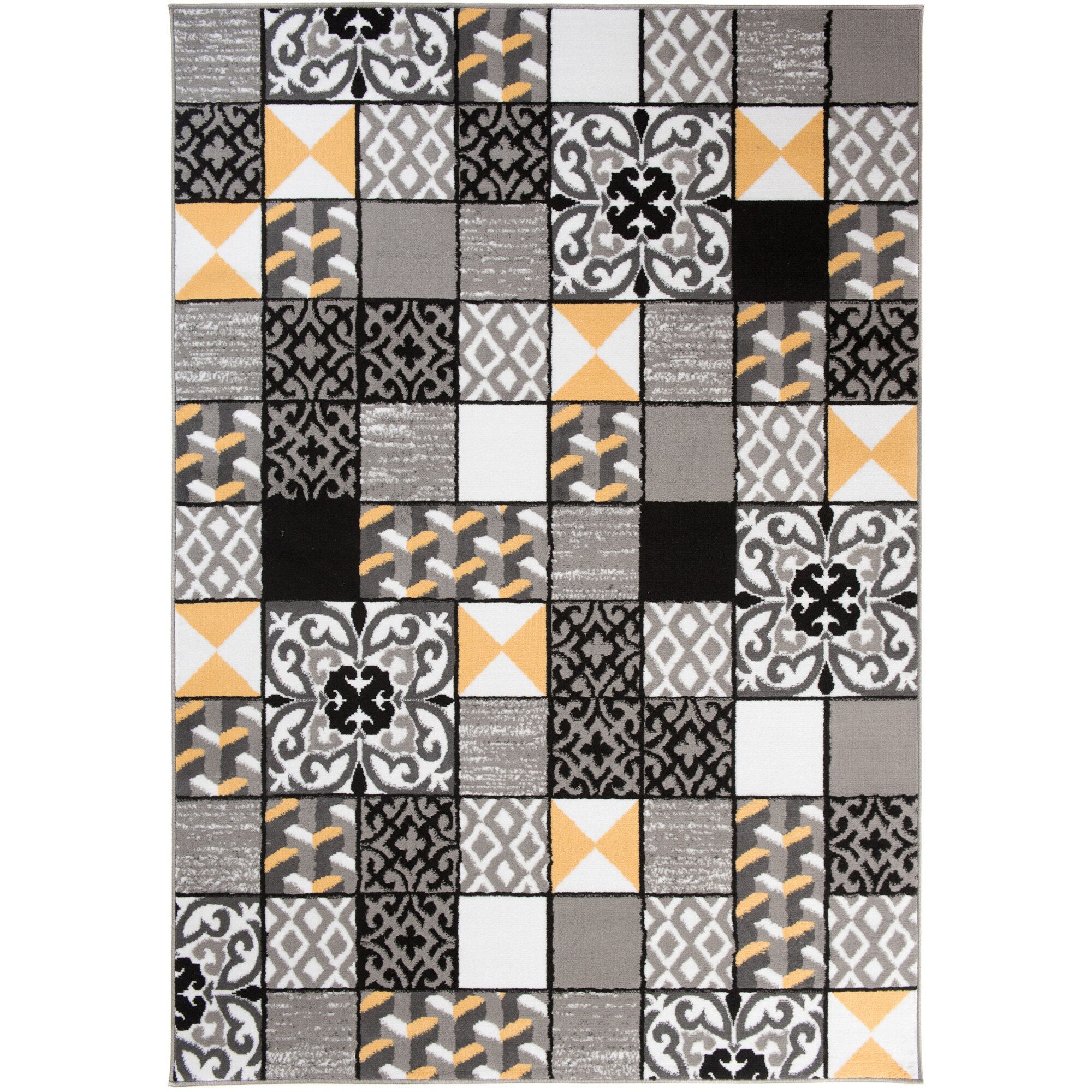 Covor Maya Modern Short Pile Chemex Z906A EYM gri 120x170