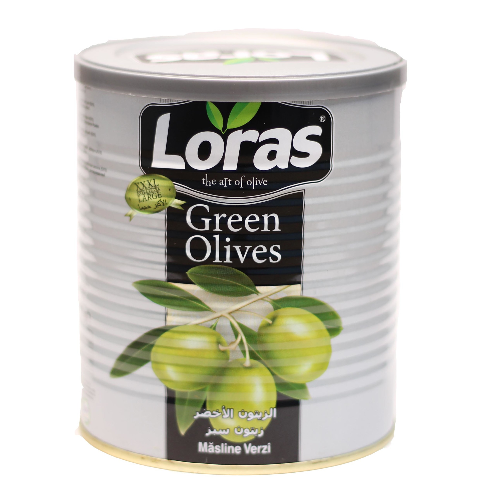 Masline verzi intregi Loras, 400 g