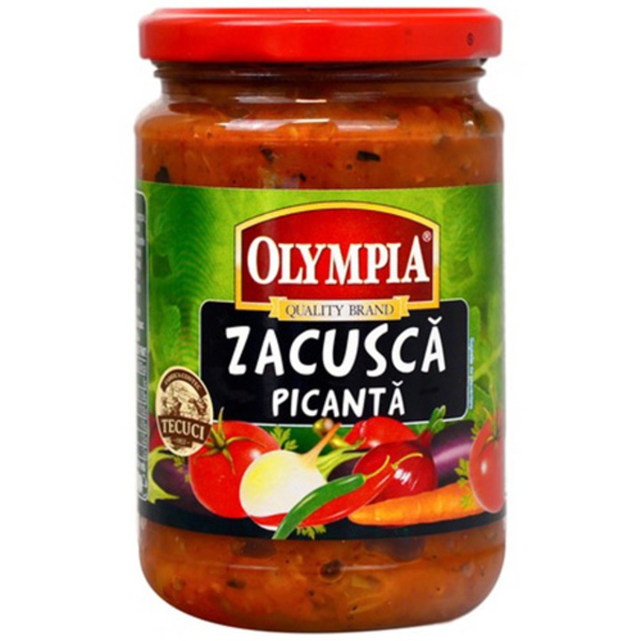 Zacusca picanta de vinete Olympia, 295g