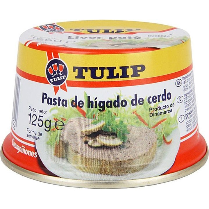 Pate de porc cu ciuperci Tulip, 125 g