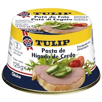 Pachet: 2 x Pate de ficat de porc, Tulip, 125 g