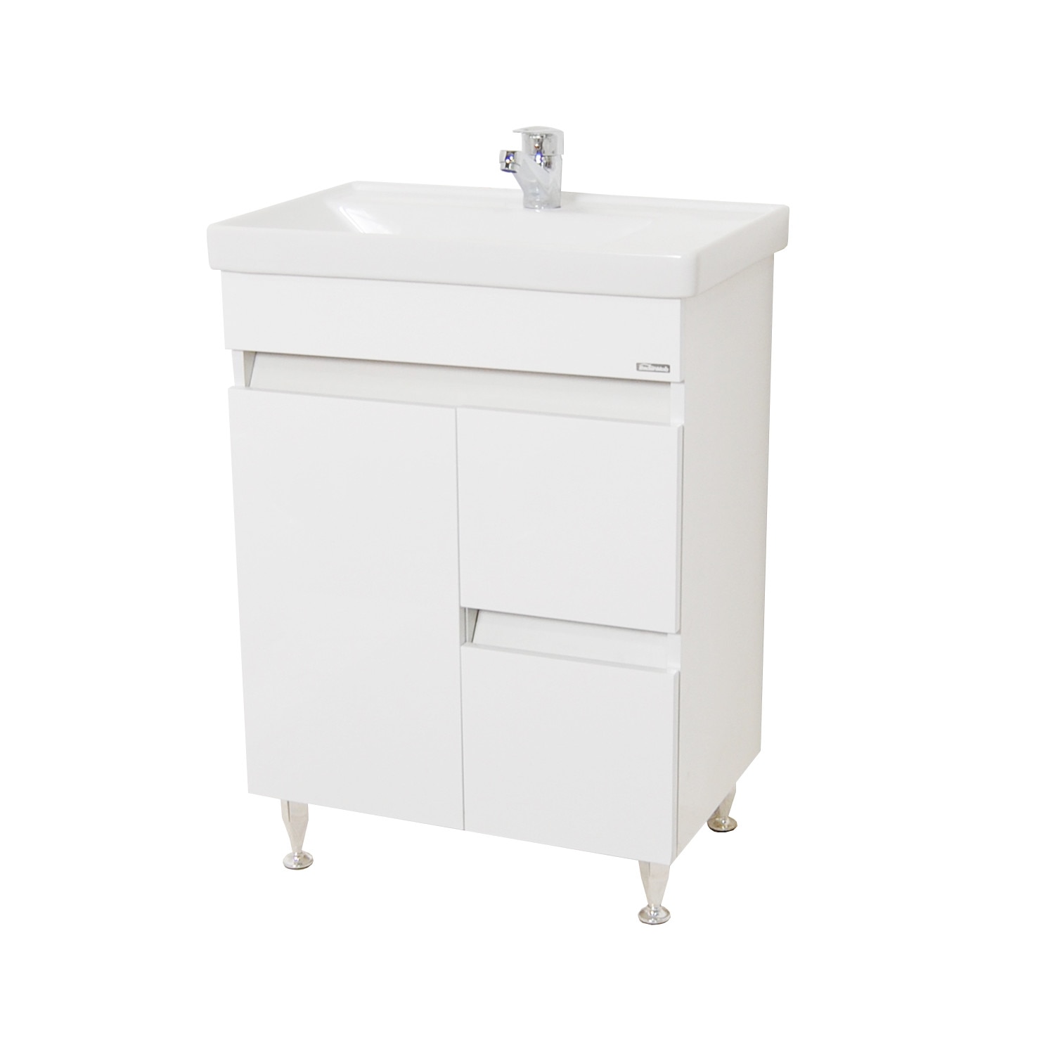 Baza si lavoar , Badenmob , seria 288 - 60x81x45cm , Alb