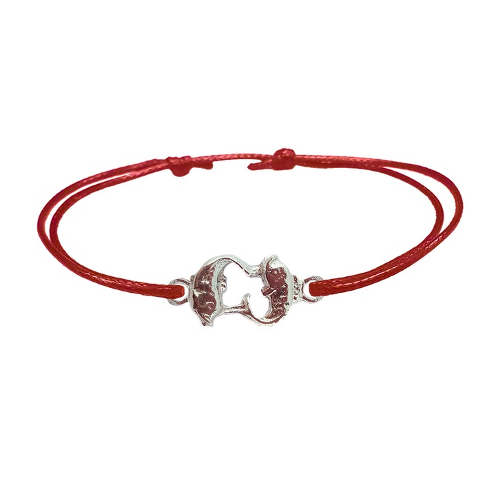 Zsinór karkötő Halak jelével ezüst állítható 9245120 Dras