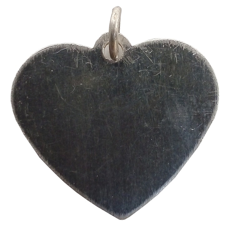 Pandantiv din argint in forma de inima Ag 999,9